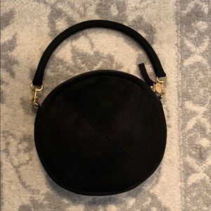 Clare V. Suede Patchwork Clutch